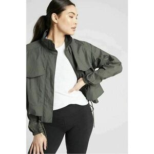 Athleta Dark Green parachute Utility Jacket
